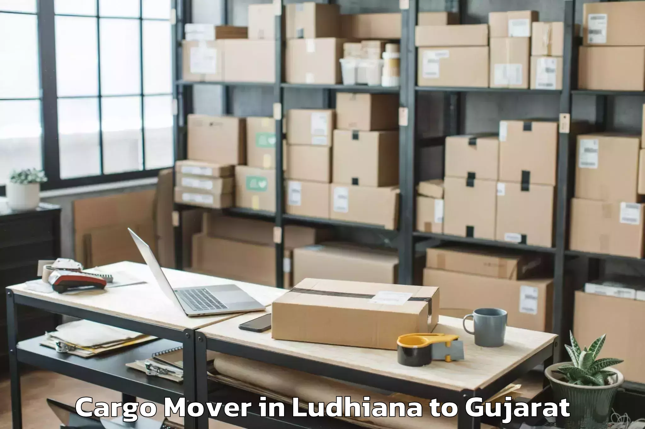 Top Ludhiana to Ahmadabad City Cargo Mover Available